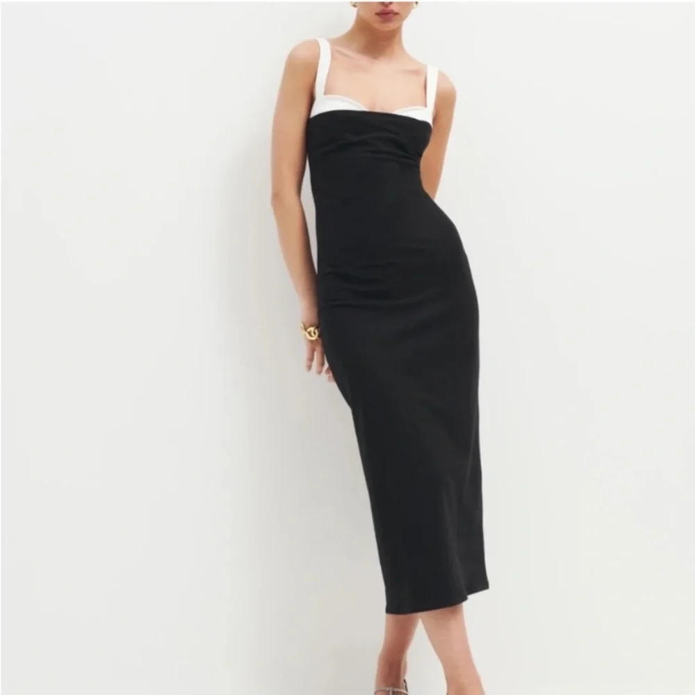Reformation Nelle Knit Midi Dress
